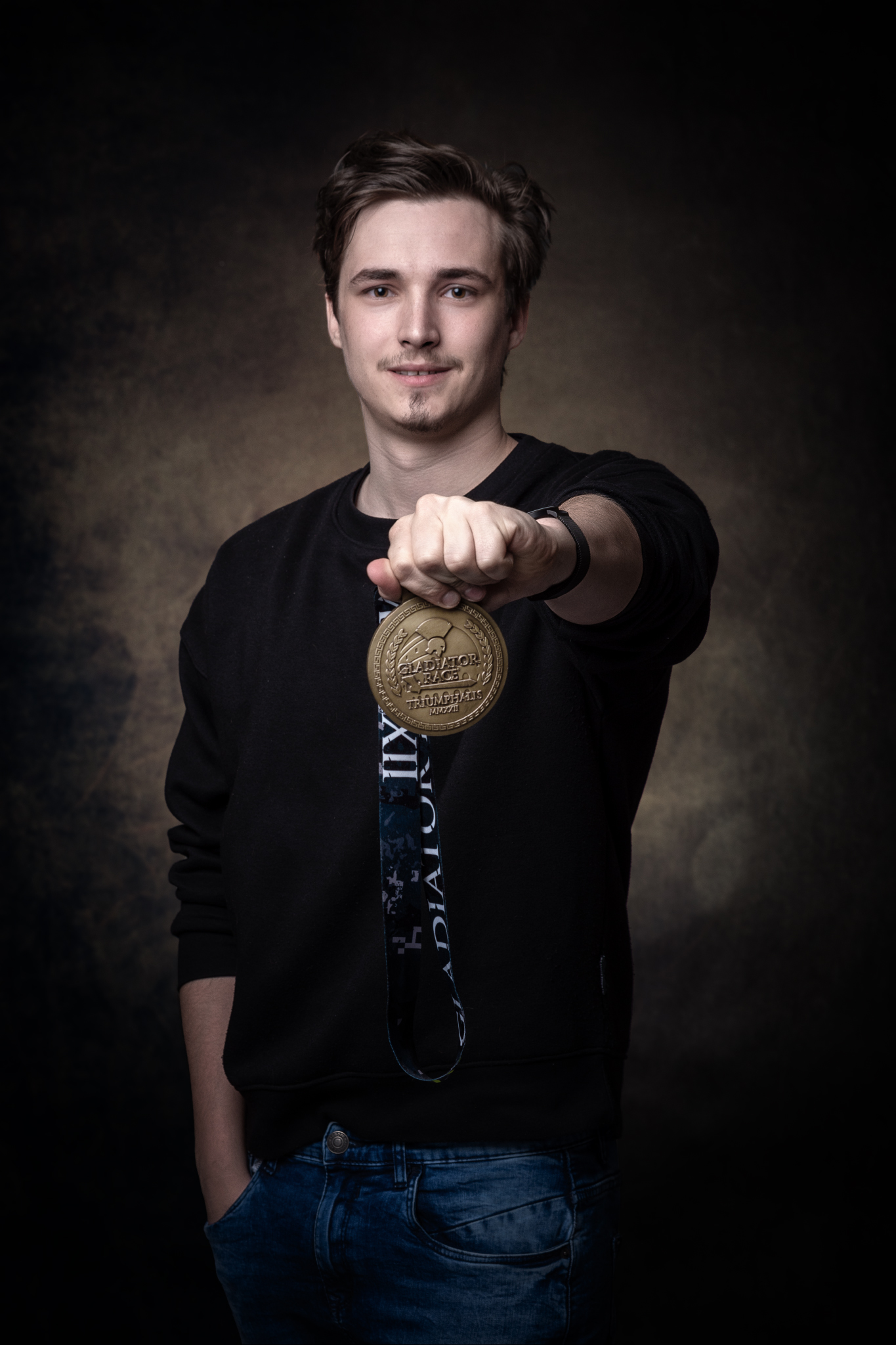 Zdeněk Horáček s medailí